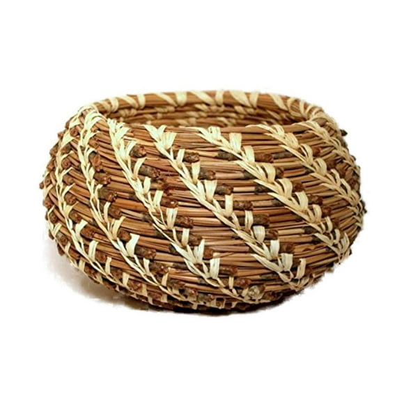 'I love coffee and dogs' Pine Needle BASKET 'I love coffee and dogs' Pine Needle BASKET